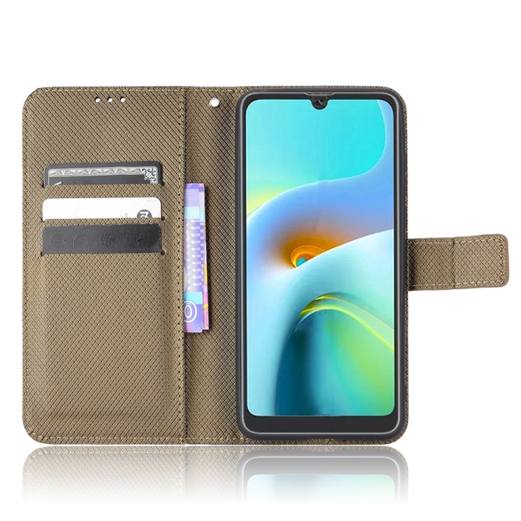 For Blackview A50 Diamond Texture Leather Phone Case