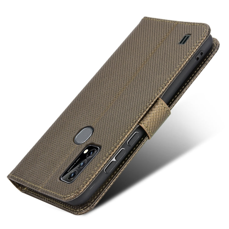 For Blackview A50 Diamond Texture Leather Phone Case