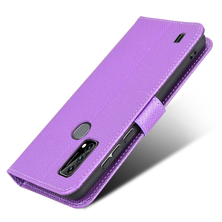 For Blackview A50 Diamond Texture Leather Phone Case