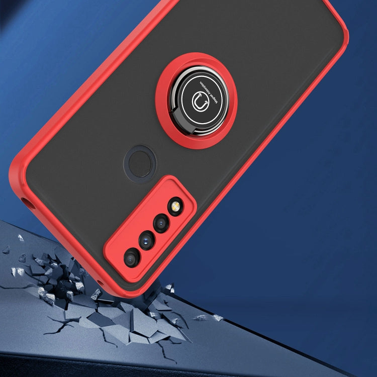 For TCL 20 XE Q Shadow 1 Series TPU + PC Phone Case with Ring