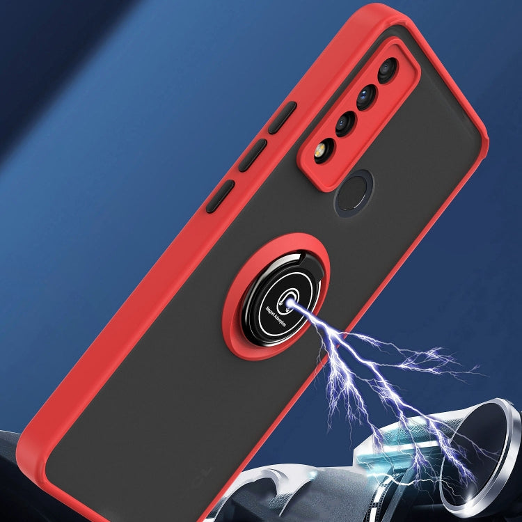 For TCL 20 XE Q Shadow 1 Series TPU + PC Phone Case with Ring