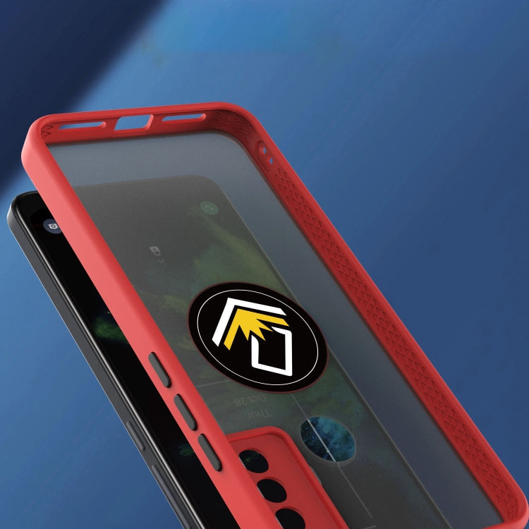 For TCL 20 XE Q Shadow 1 Series TPU + PC Phone Case with Ring