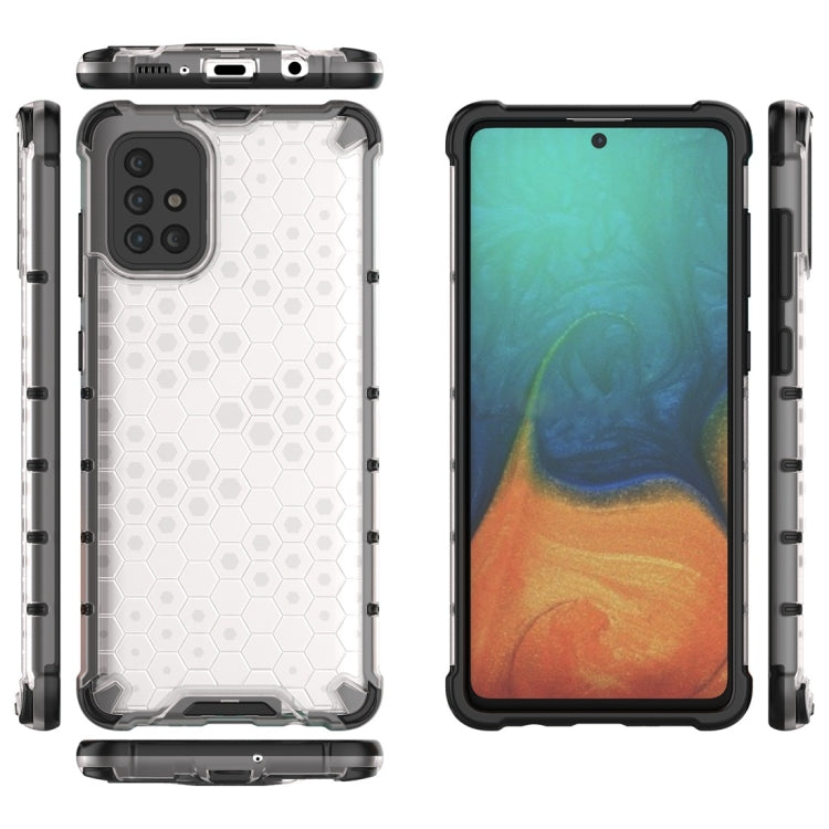 For Calaxy A71 PC + TPU Honeycomb Drop Protection Case