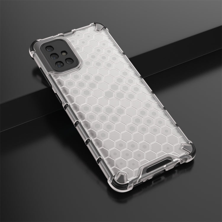 For Calaxy A71 PC + TPU Honeycomb Drop Protection Case