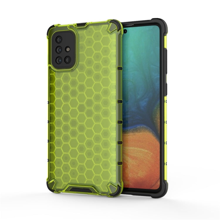 For Calaxy A71 PC + TPU Honeycomb Drop Protection Case