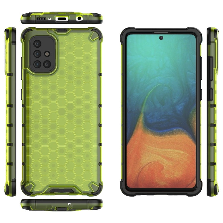 For Calaxy A71 PC + TPU Honeycomb Drop Protection Case
