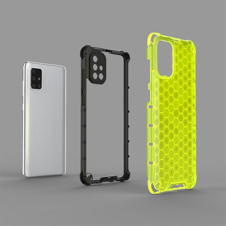 For Calaxy A71 PC + TPU Honeycomb Drop Protection Case