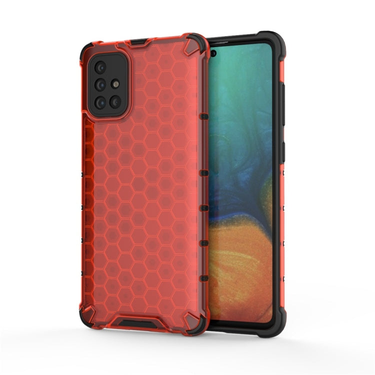 For Calaxy A71 PC + TPU Honeycomb Drop Protection Case