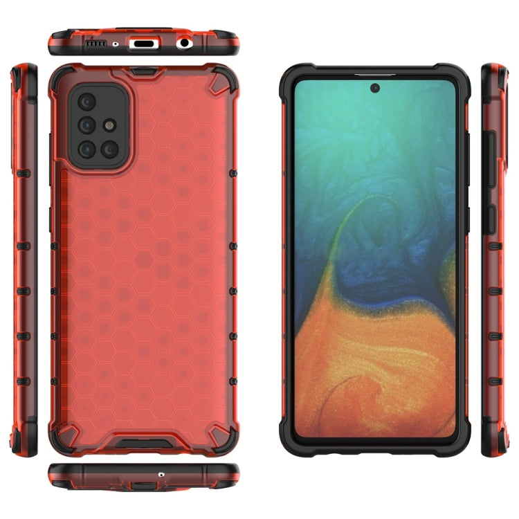 For Calaxy A71 PC + TPU Honeycomb Drop Protection Case