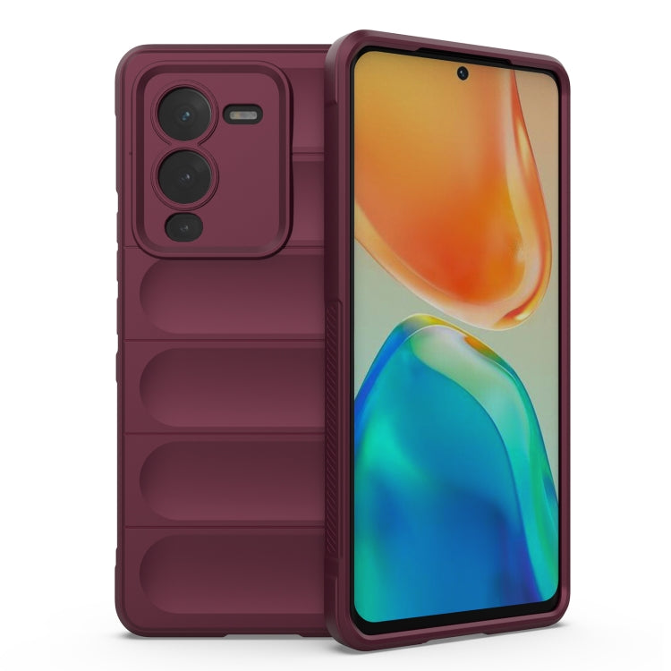 For vivo S15 Pro 5G Magic Shield TPU + Flannel Phone Case
