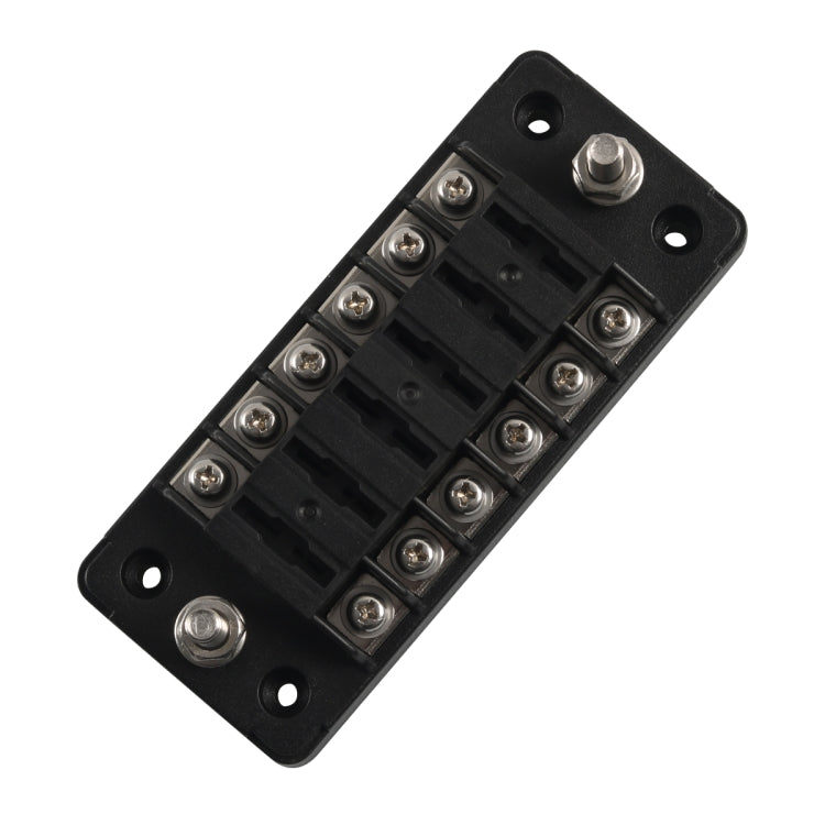 A5627 6 Way ATC Fuse Box Blade Fuse Holder Screw Terminals with Accessories for Auto Car Truck Boat