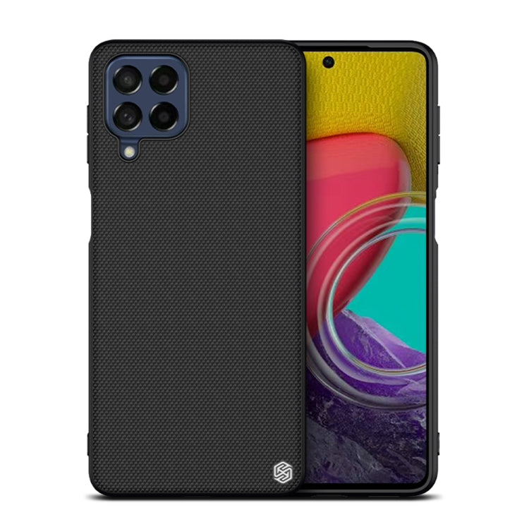 For Samsung Galaxy M53 5G NILLKIN 3D Textured Nylon Fiber TPU Phone Case(Black)