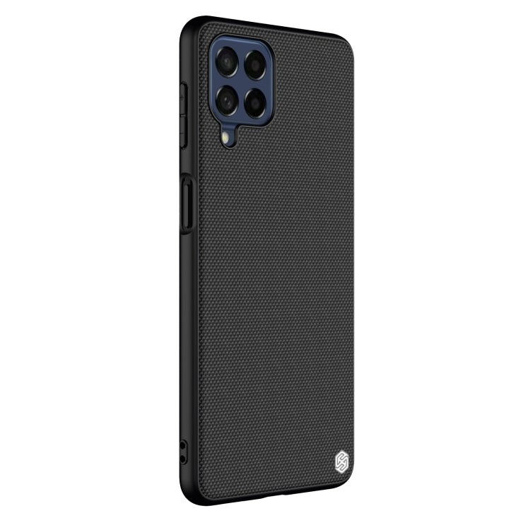 For Samsung Galaxy M53 5G NILLKIN 3D Textured Nylon Fiber TPU Phone Case(Black)
