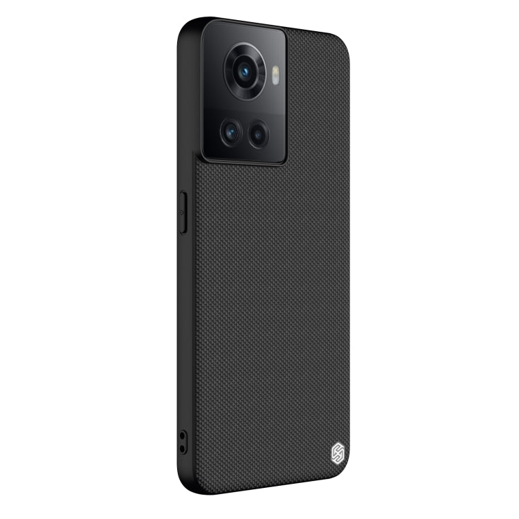 For OnePlus Ace 5G/10R 5G NILLKIN 3D Textured Nylon Fiber TPU Phone Case(Black)