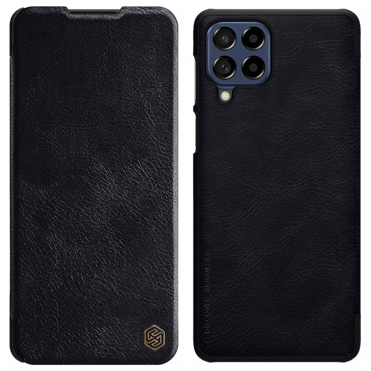 For Samsung Galaxy M53 5G NILLKIN QIN Series Crazy Horse Texture Leather Phone Case
