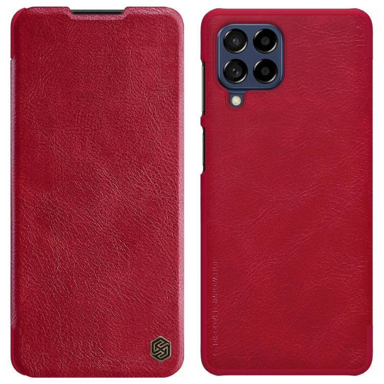For Samsung Galaxy M53 5G NILLKIN QIN Series Crazy Horse Texture Leather Phone Case