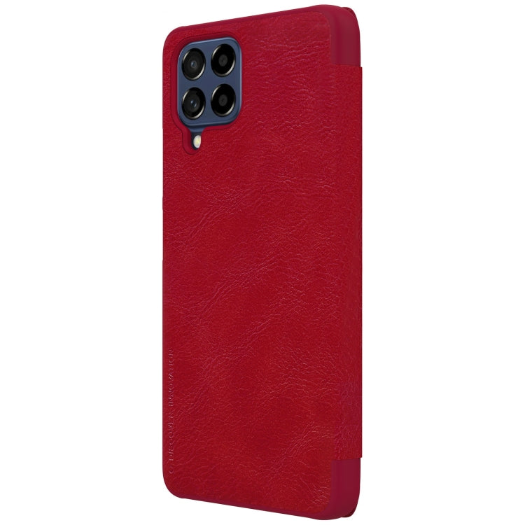 For Samsung Galaxy M53 5G NILLKIN QIN Series Crazy Horse Texture Leather Phone Case