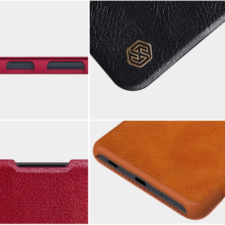 For Samsung Galaxy M53 5G NILLKIN QIN Series Crazy Horse Texture Leather Phone Case