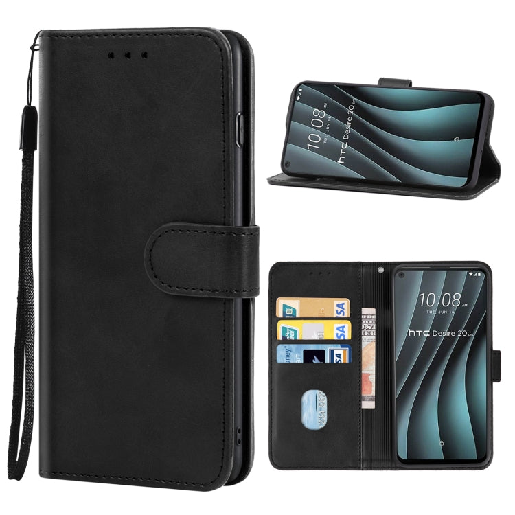 For HTC Desire 20 Pro Leather Phone Case