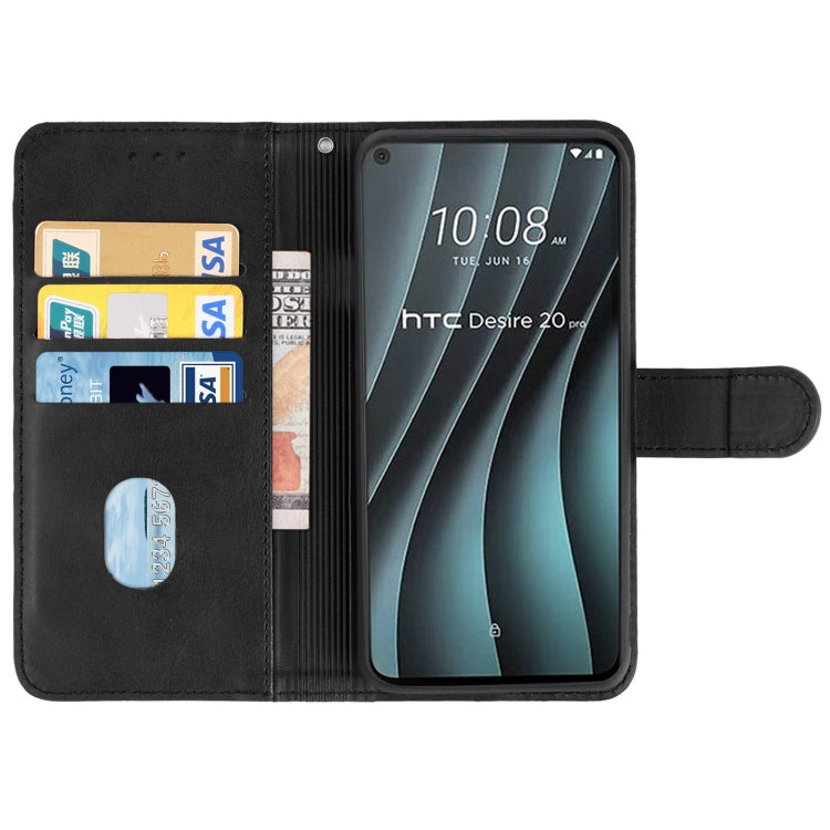 For HTC Desire 20 Pro Leather Phone Case