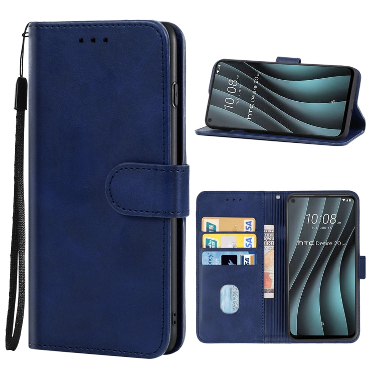 For HTC Desire 20 Pro Leather Phone Case