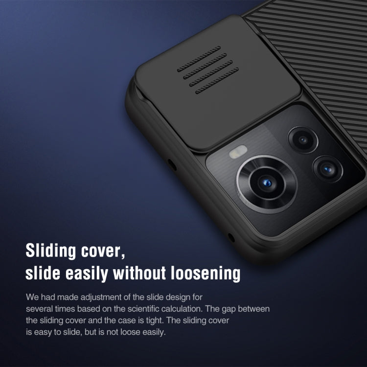 For OnePlus Ace 5G/10R 5G NILLKIN Black Mirror Series Camshield PC Phone Case