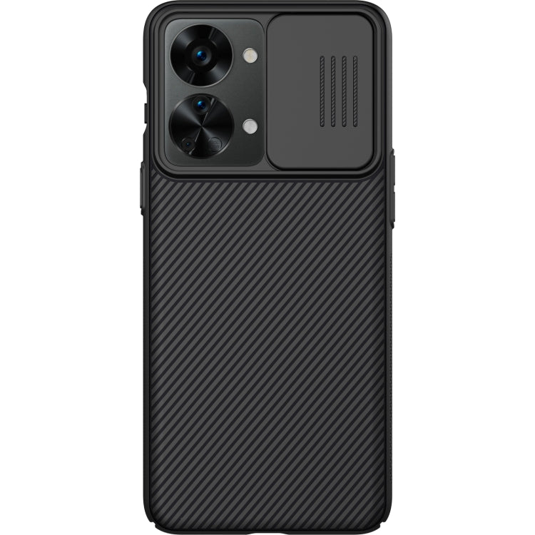 For OnePlus Nord 2T 5G NILLKIN Black Mirror Series Camshield PC Phone Case