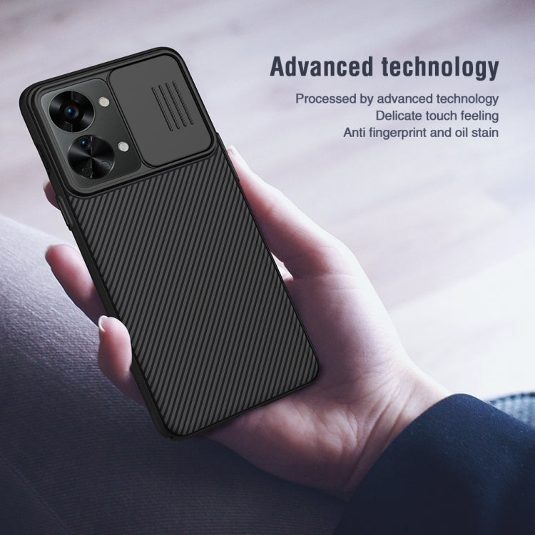 For OnePlus Nord 2T 5G NILLKIN Black Mirror Series Camshield PC Phone Case