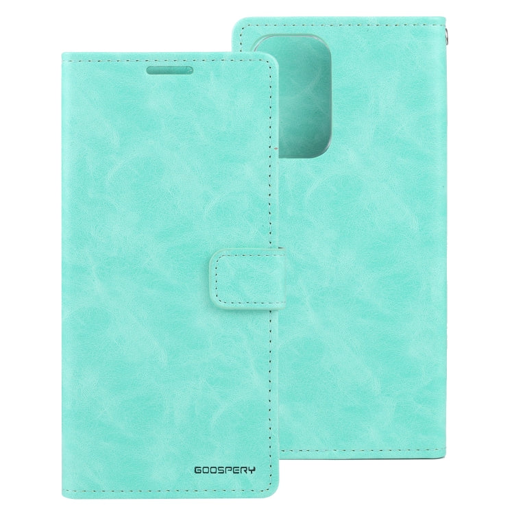 For Samsung Galaxy A23 GOOSPERY BLUE MOON Crazy Horse Texture Leather Phone Case