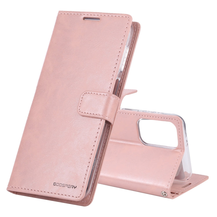 For Samsung Galaxy A23 GOOSPERY BLUE MOON Crazy Horse Texture Leather Phone Case