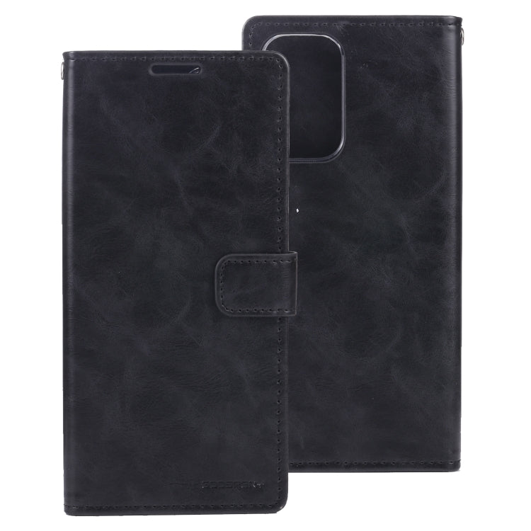 For Samsung Galaxy A23 GOOSPERY BLUE MOON Crazy Horse Texture Leather Phone Case