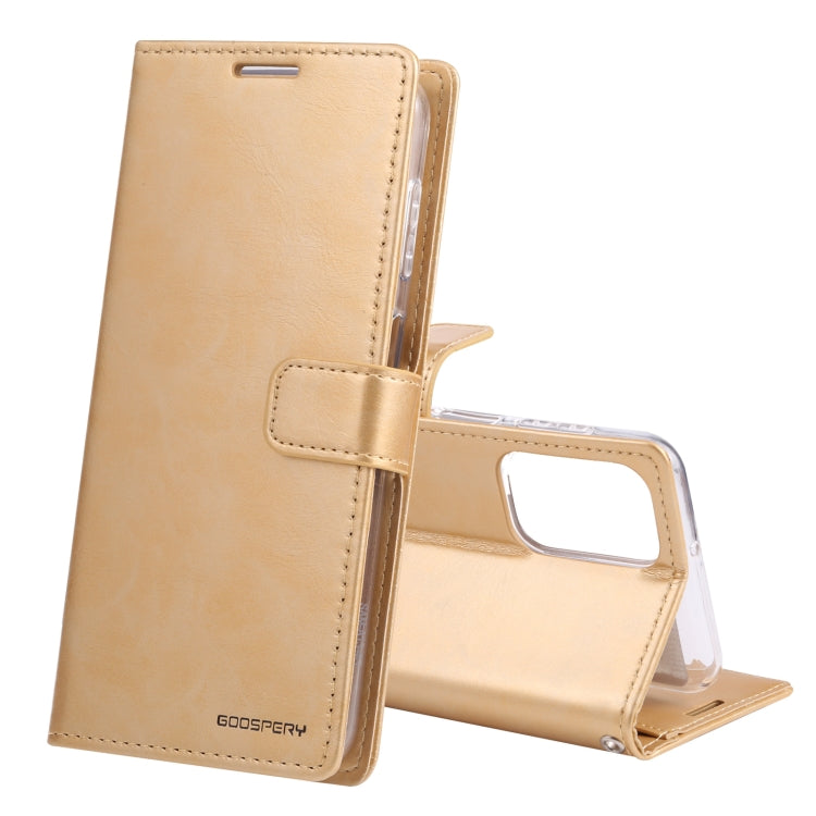 For Samsung Galaxy A13 4G GOOSPERY BLUE MOON Crazy Horse Texture Leather Phone Case