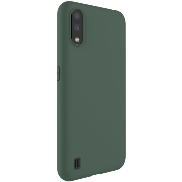 For Galaxy A01 IMAK UC-1 Series Shockproof Frosted TPU Protective Case(Green)