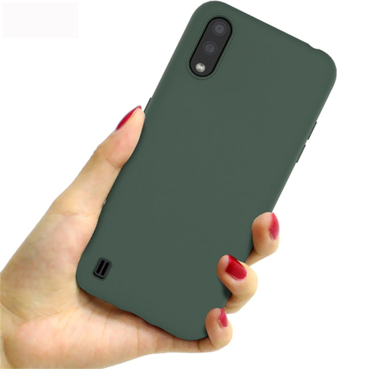 For Galaxy A01 IMAK UC-1 Series Shockproof Frosted TPU Protective Case(Green)