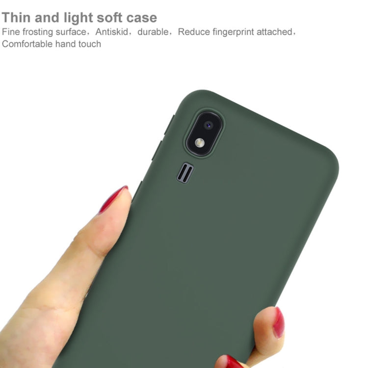 For Galaxy A2 Core IMAK UC-1 Series Shockproof Frosted TPU Protective Case(Blue)