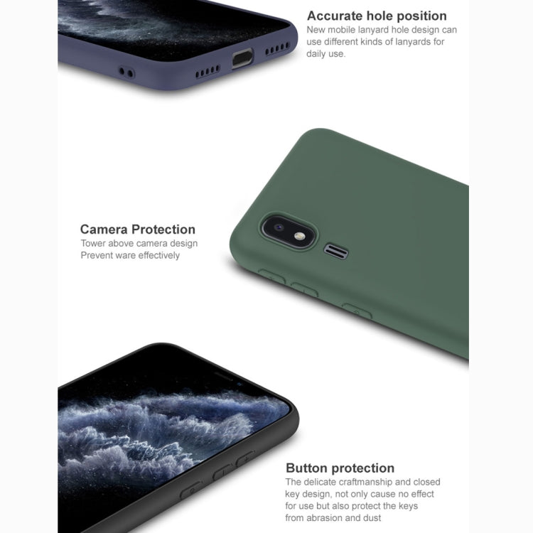 For Galaxy A2 Core IMAK UC-1 Series Shockproof Frosted TPU Protective Case(Blue)