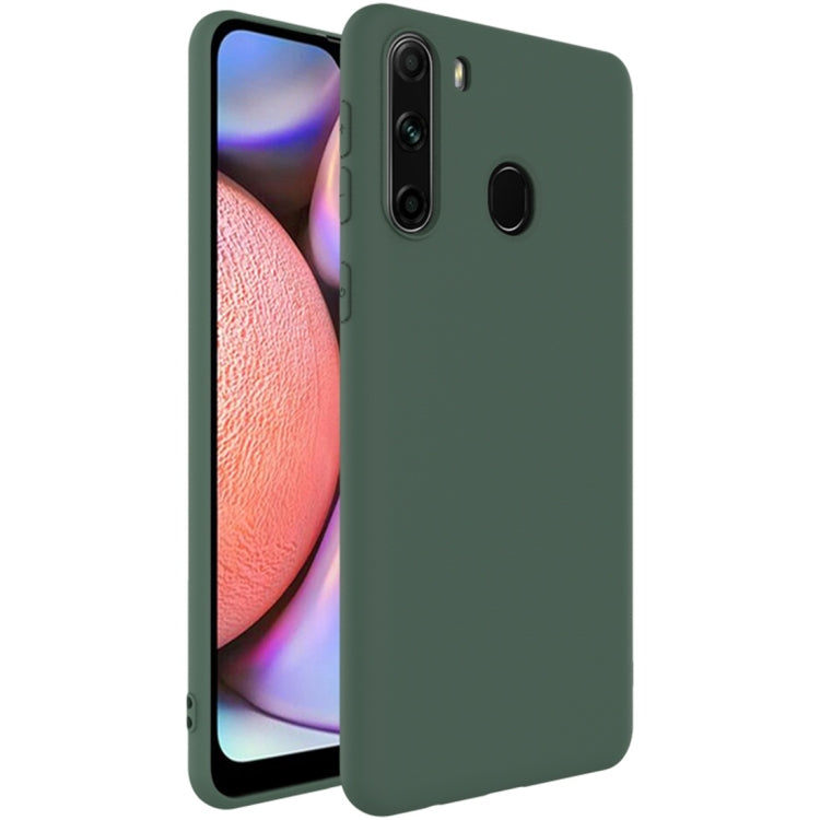 For Galaxy A21 IMAK UC-1 Series Shockproof Frosted TPU Protective Case(Green)