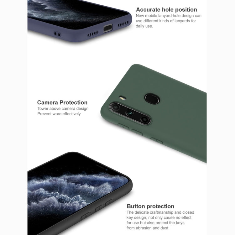 For Galaxy A21 IMAK UC-1 Series Shockproof Frosted TPU Protective Case(Green)