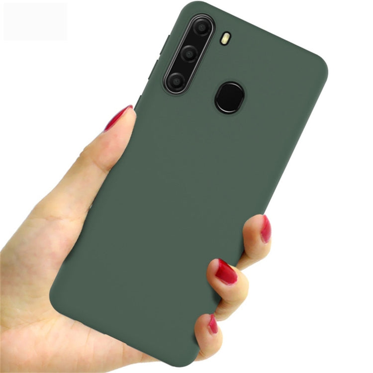 For Galaxy A21 IMAK UC-1 Series Shockproof Frosted TPU Protective Case(Green)