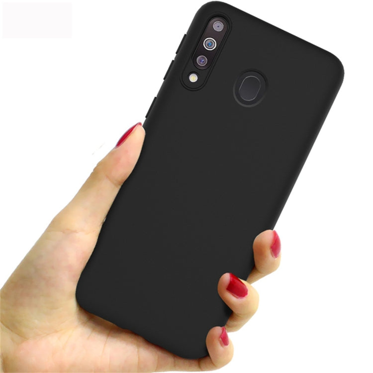 For Galaxy M30 / A40S IMAK UC-1 Series Shockproof Frosted TPU Protective Case(Black)