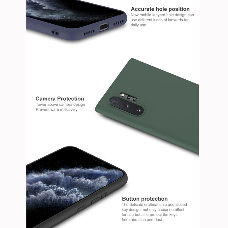 For Galaxy Note 10+ IMAK UC-1 Series Shockproof Frosted TPU Protective Case(Green)