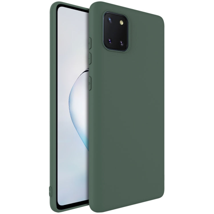 For Galaxy Note 10 Lite / A81 IMAK UC-1 Series Shockproof Frosted TPU Protective Case(Green)