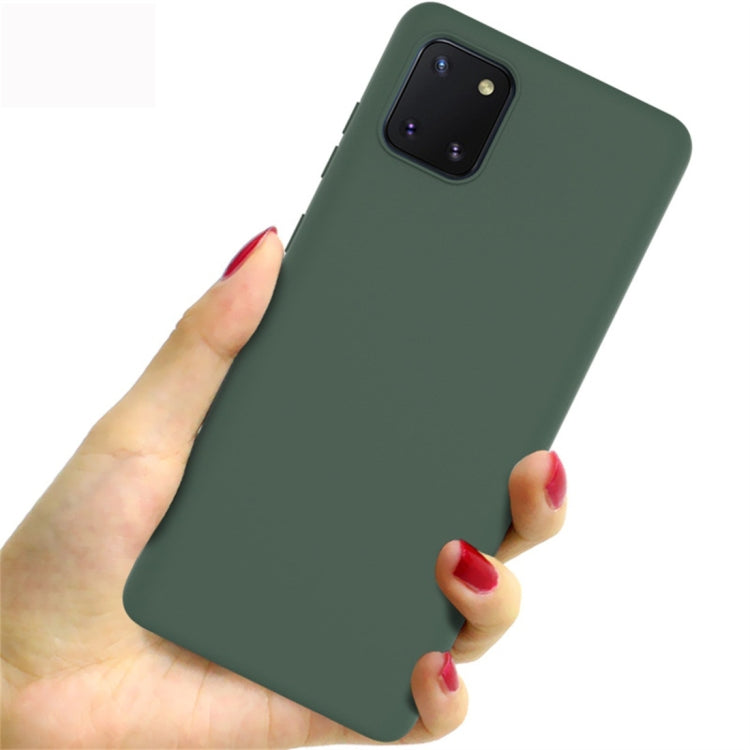 For Galaxy Note 10 Lite / A81 IMAK UC-1 Series Shockproof Frosted TPU Protective Case(Green)