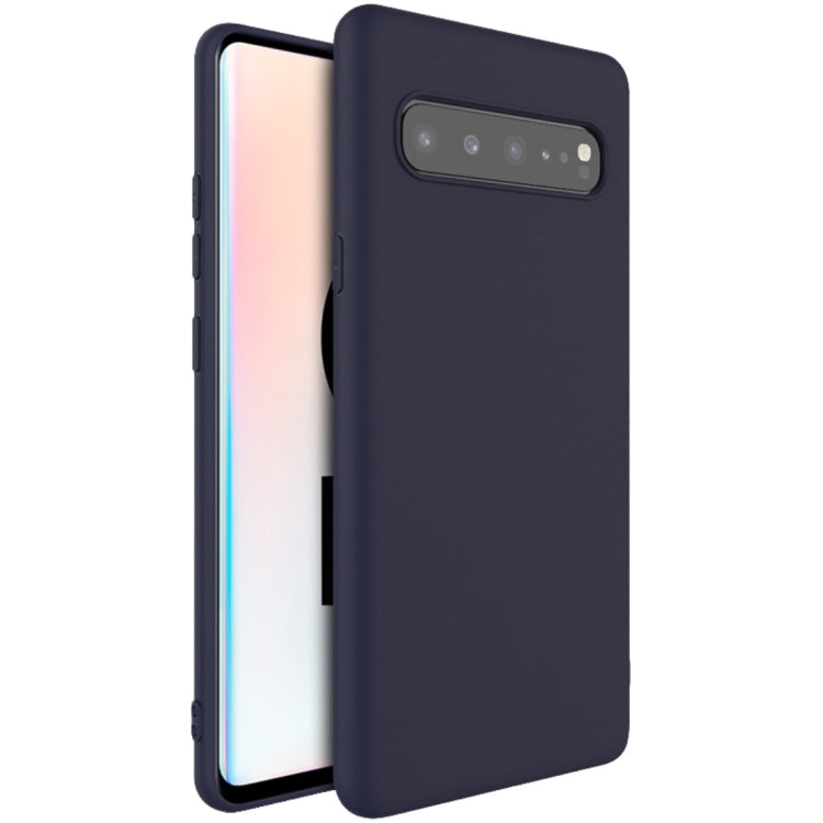For Galaxy S10 5G IMAK UC-1 Series Shockproof Frosted TPU Protective Case(Blue)
