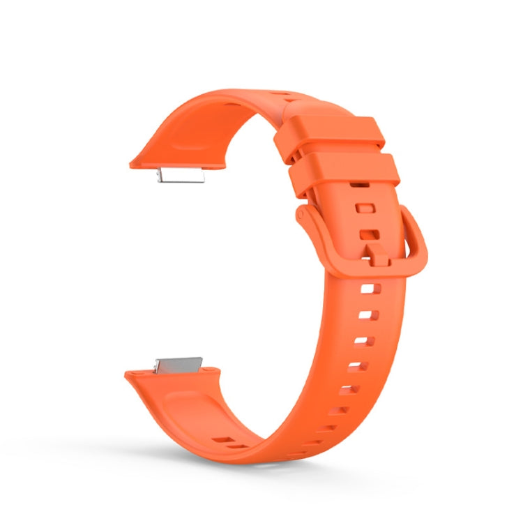 For Huawei Watch Fit 2 Solid Color Silicone Watch Band