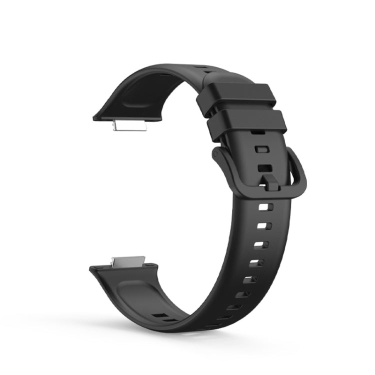 For Huawei Watch Fit 2 Solid Color Silicone Watch Band