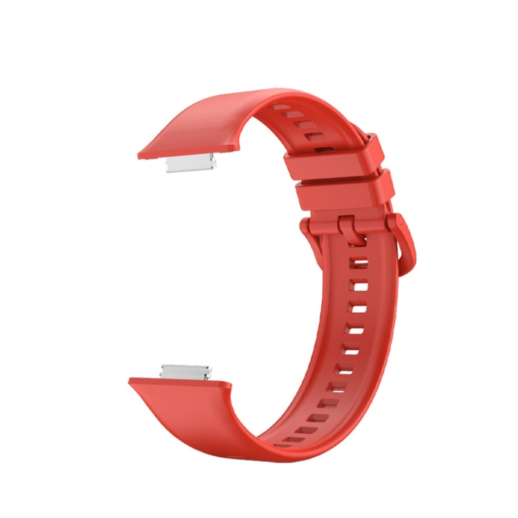 For Huawei Watch Fit 2 Solid Color Silicone Watch Band