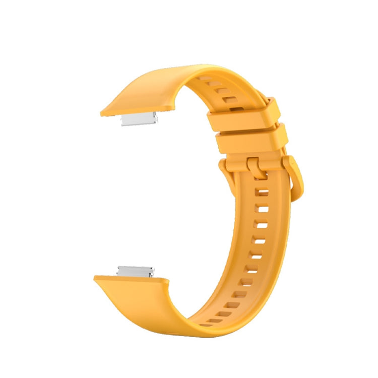 For Huawei Watch Fit 2 Solid Color Silicone Watch Band