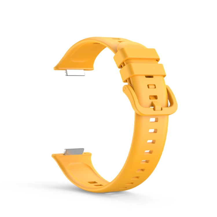 For Huawei Watch Fit 2 Solid Color Silicone Watch Band