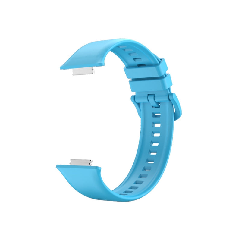 For Huawei Watch Fit 2 Solid Color Silicone Watch Band